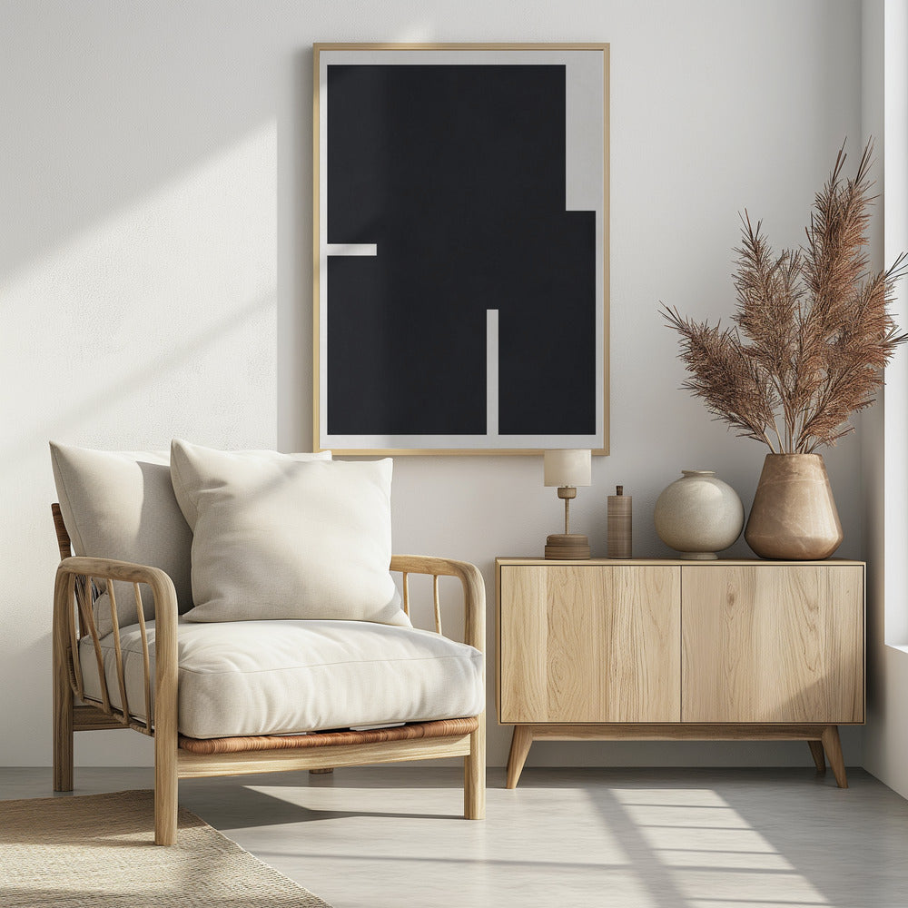 Black and white geometry 4 | Poster