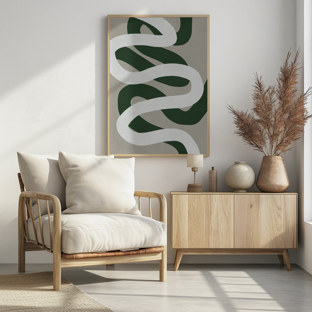 Expressionistische Kurven 3 | Poster