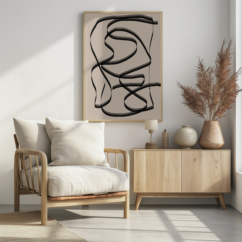 Flowing Lines Maze | Poster