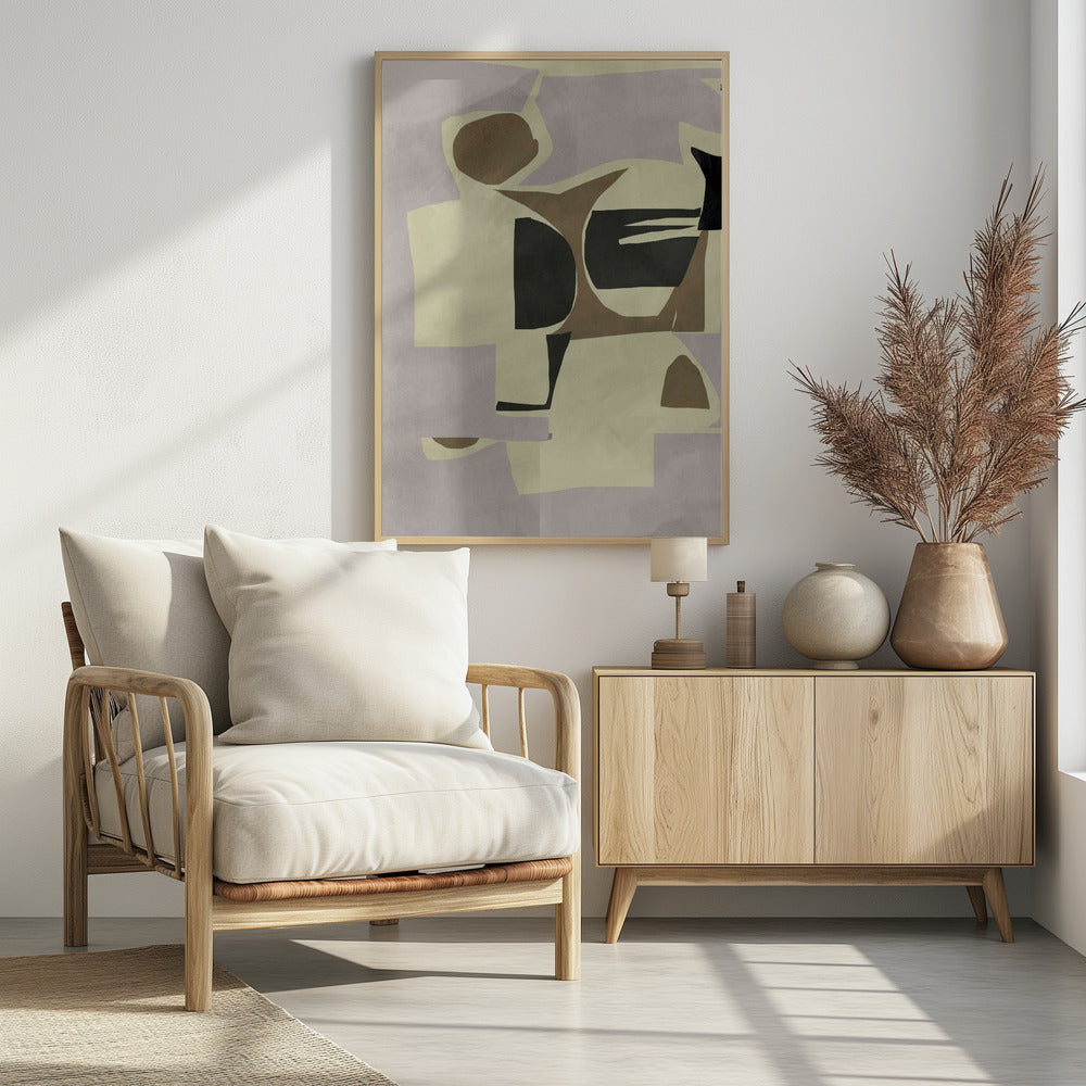Abstrakter Grafikdruck Nr. 1 | Poster