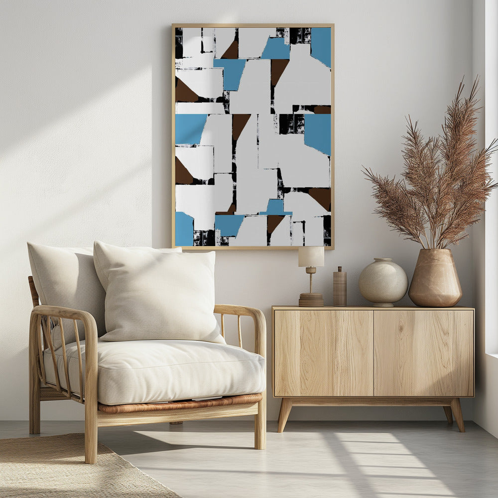 Abstrakte neutrale Geometrie Nr. 2 | Poster