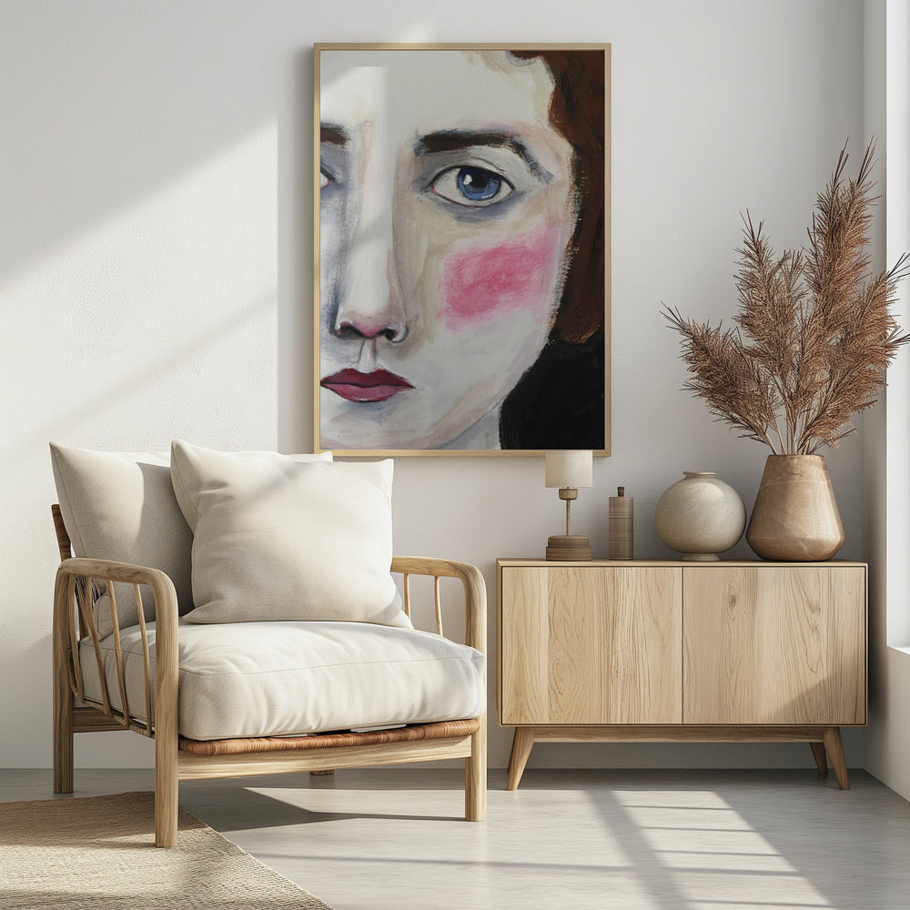 blaue Augen | Poster
