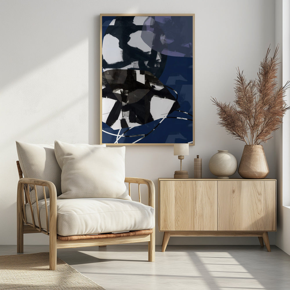 Dunkelblaue Schönheit Nr. 1 | Poster