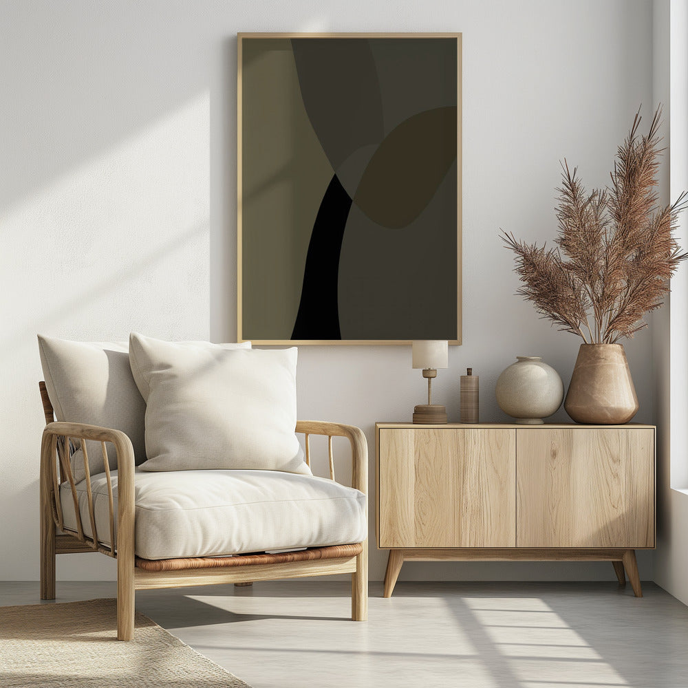 Abstrakte neutrale Formen Druck 1 | Poster