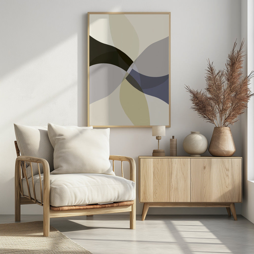 Abstrakte neutrale Formen Druck 3 | Poster