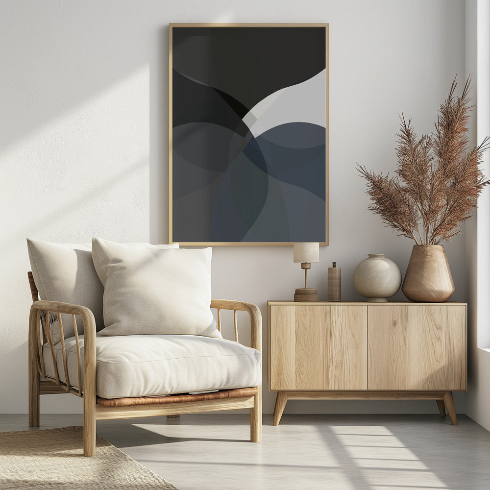 Abstrakte neutrale Formen Druck 4 | Poster