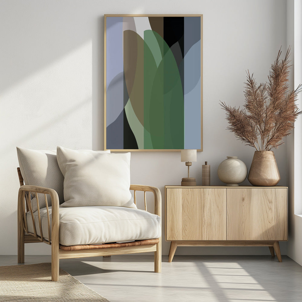 Abstract Shapes Art Print No 3 | Poster