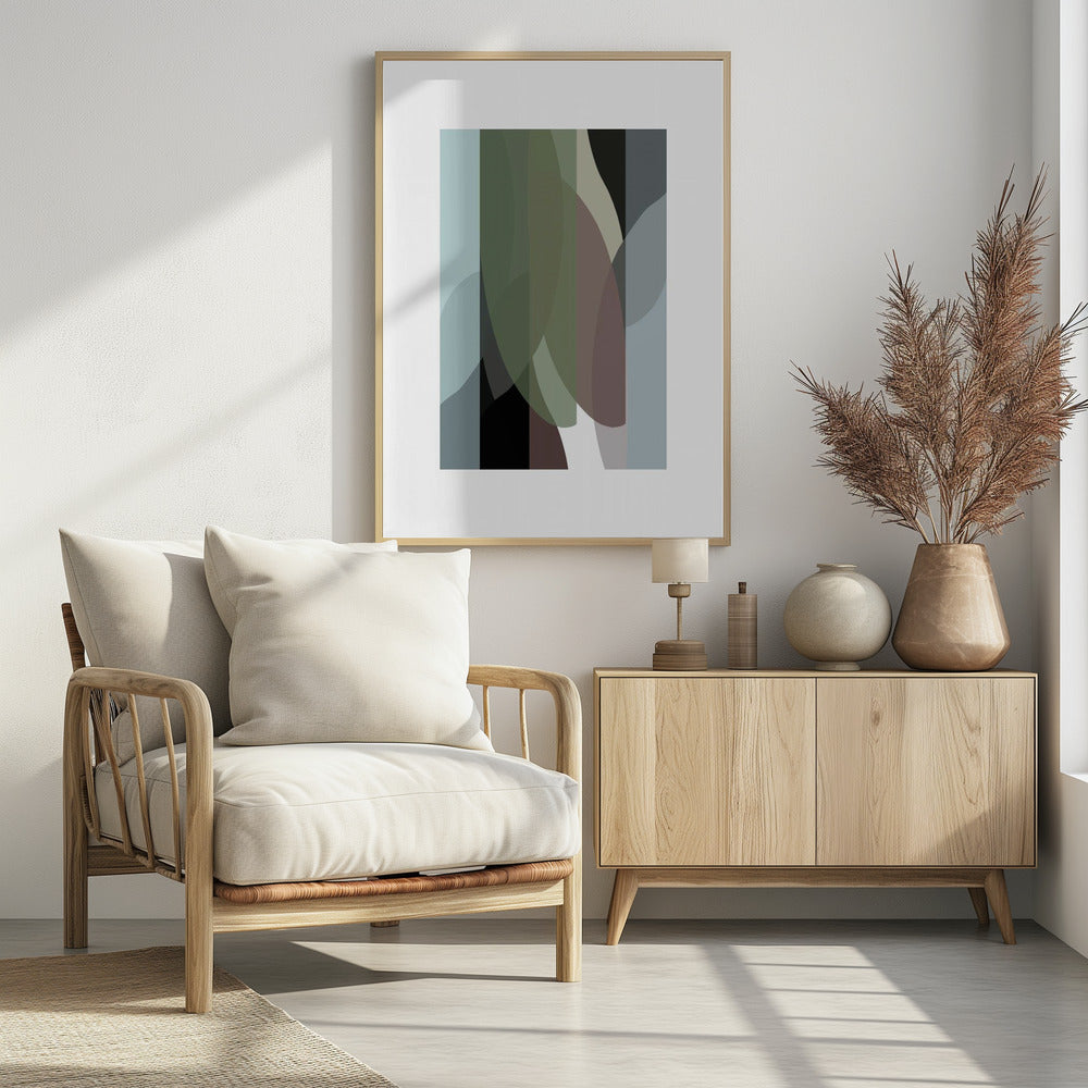 Abstract Shapes Art Print No 4 | Poster