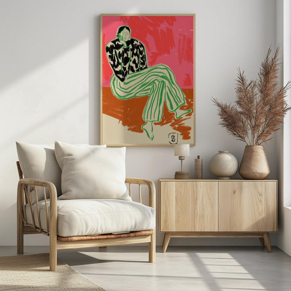 Ruhiges Frauenporträt | Poster