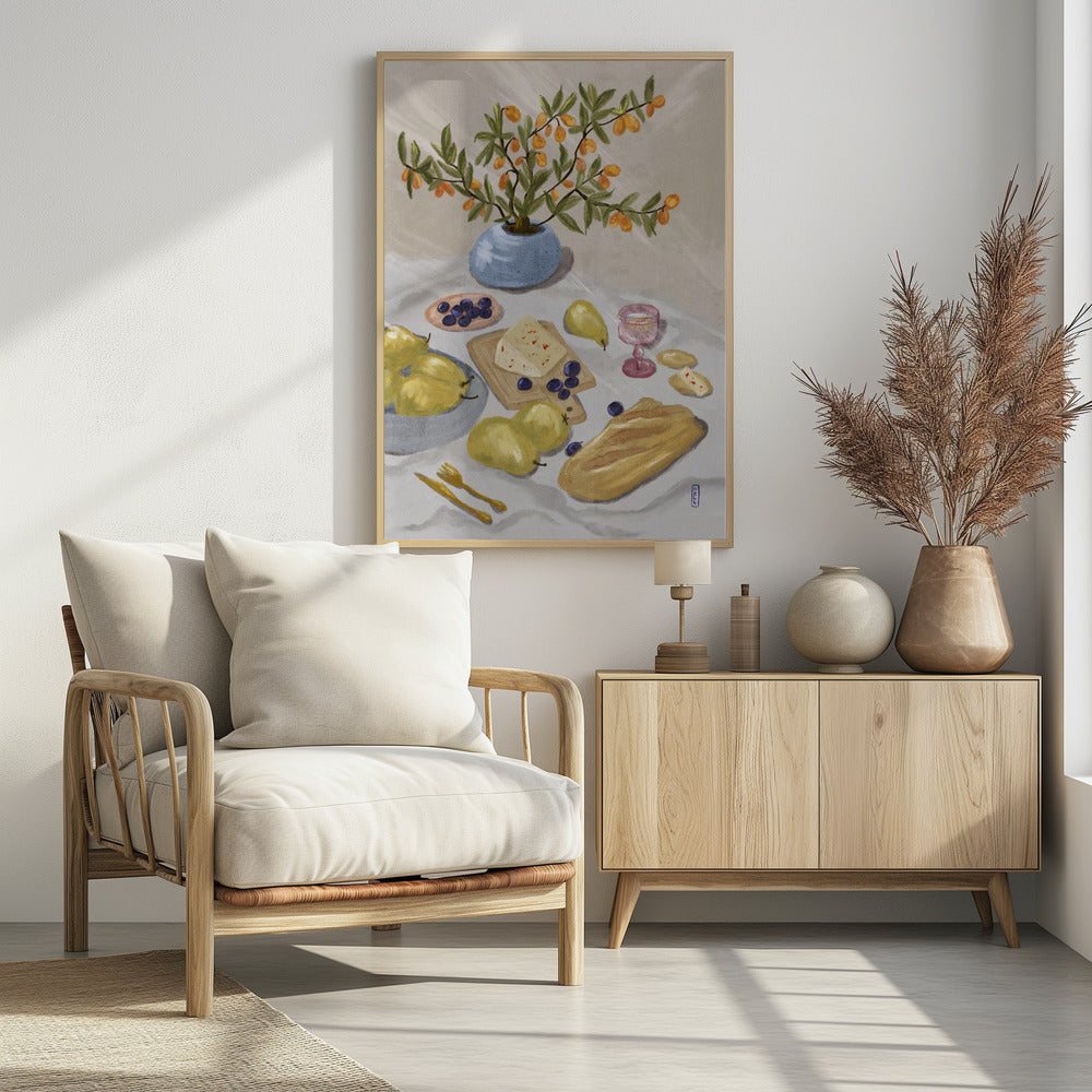 Gin Tonic in der Nachmittagssonne Illustration | Poster