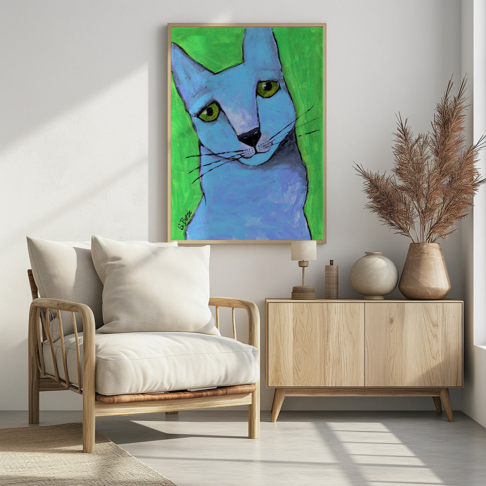Die große blaue Katze | Poster