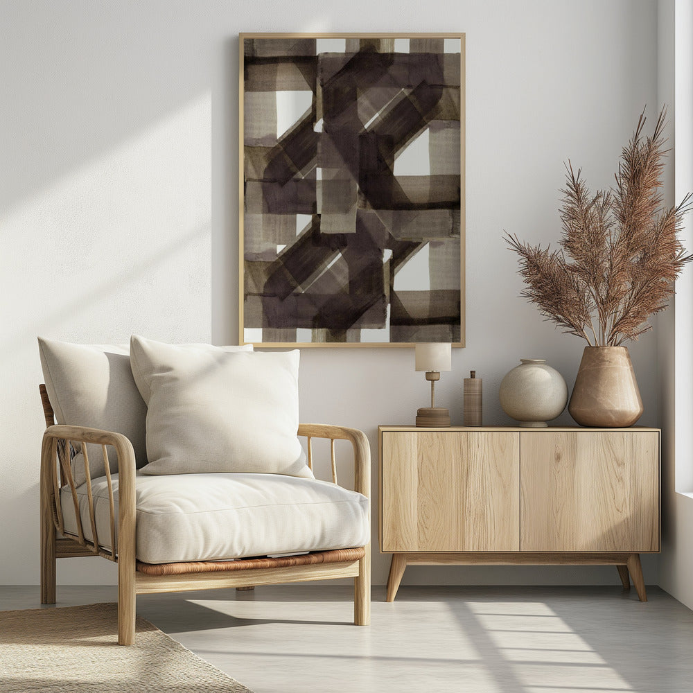 Abstrakt geerdet 1 | Poster