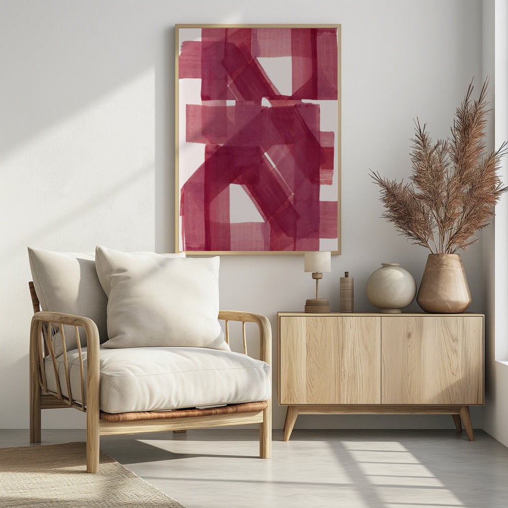 Abstract Windsor Wine 1 | Poster