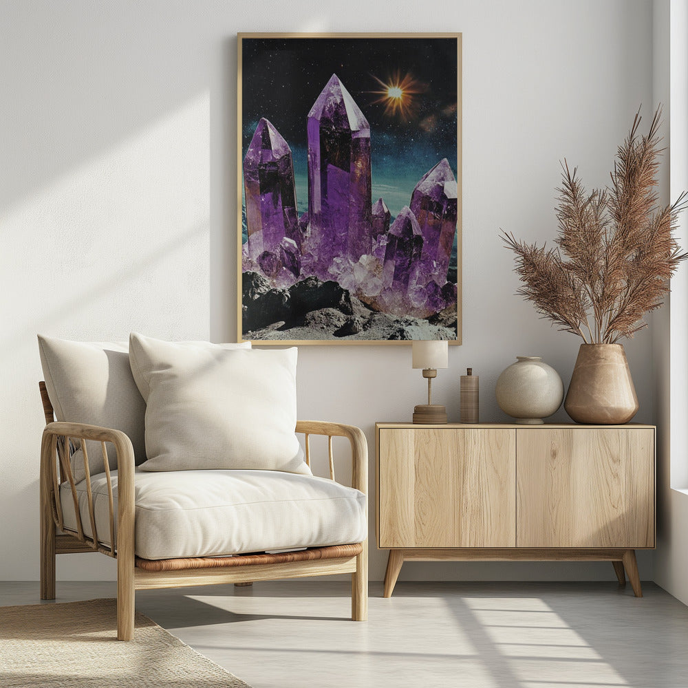 Galaktischer Amethyst | Poster