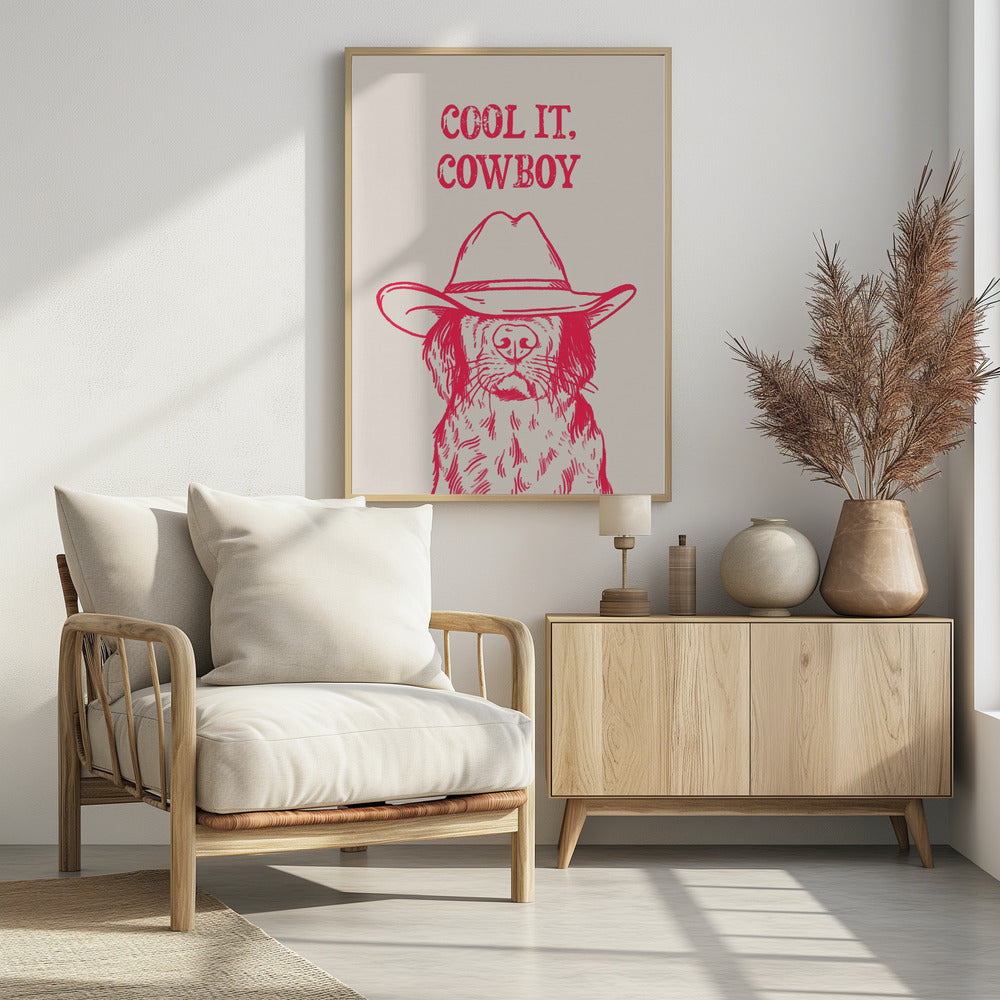 Cooles Cowboy-Pink | Poster