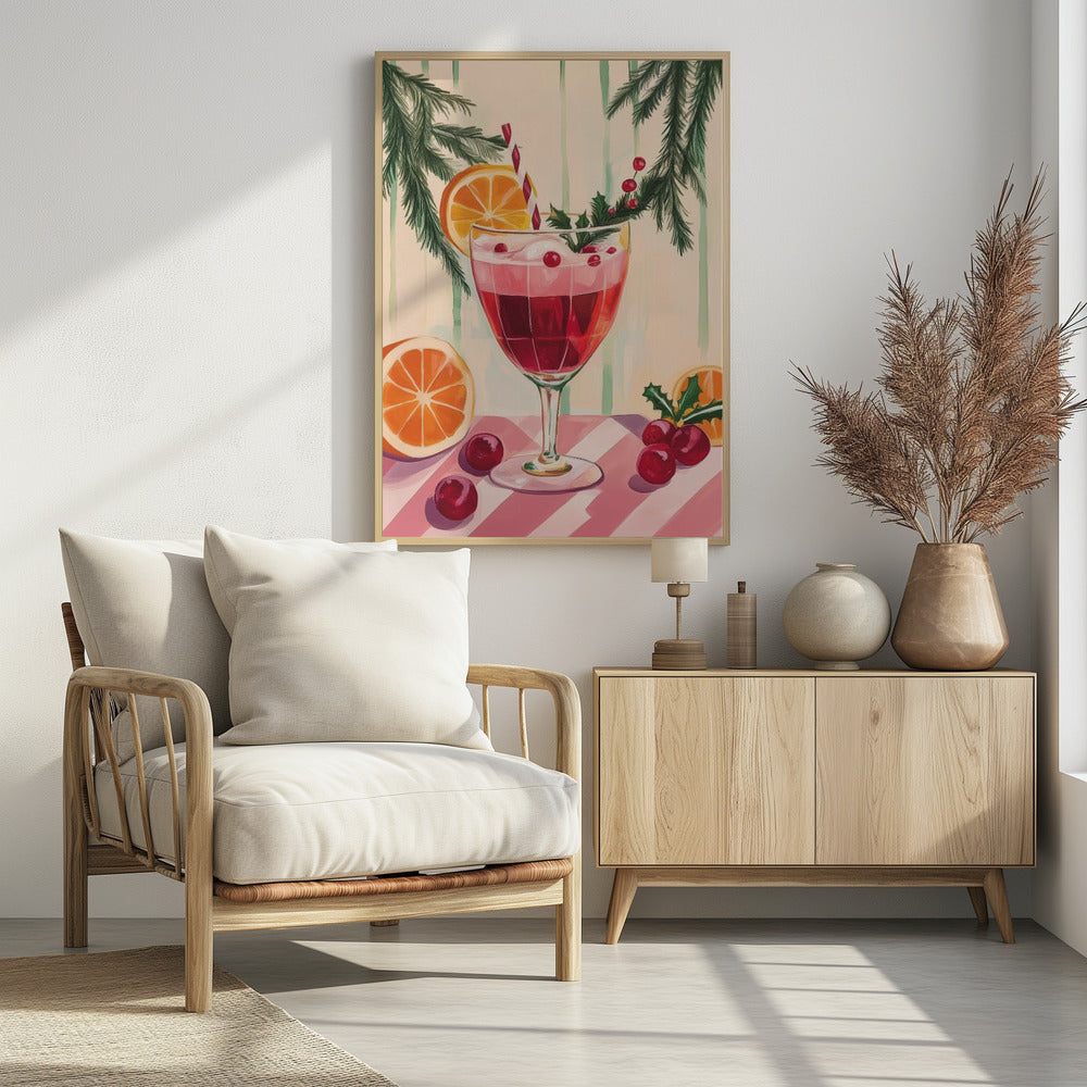 Christmas Red Cocktail | Poster