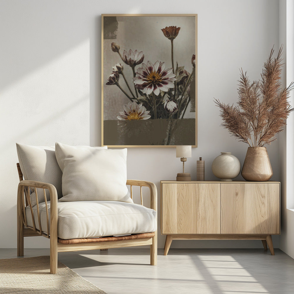 5 Vintage-Blumen | Poster