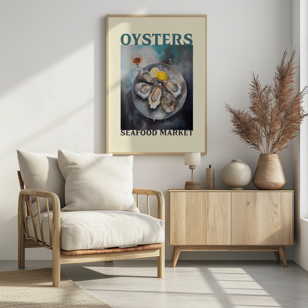 Austern-Meeresfrüchtemarkt | Poster