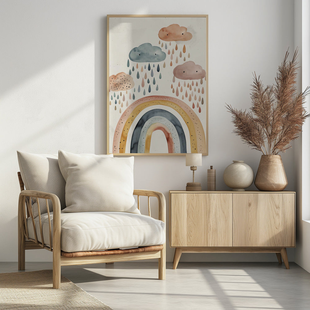 Verspielte Regenbögen | Poster