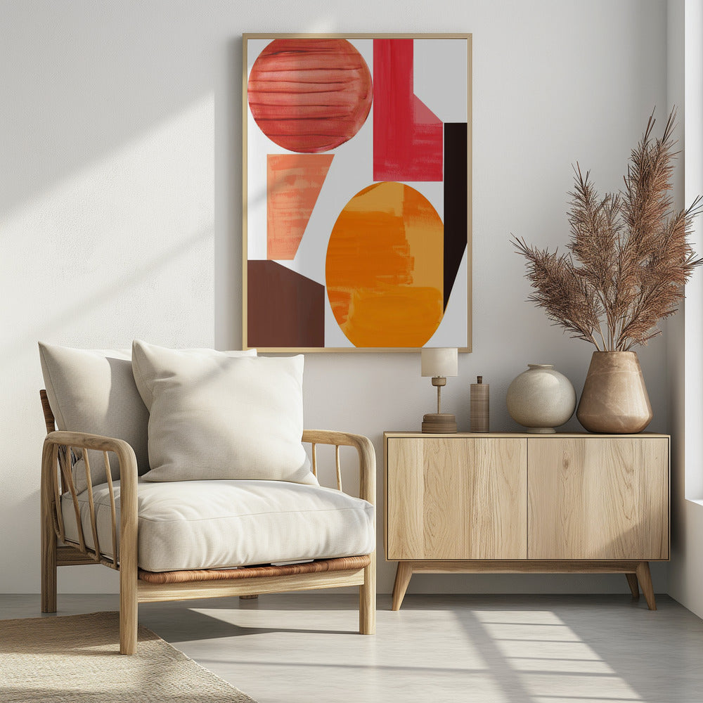 Geometrische Wärme Nr. 1 | Poster