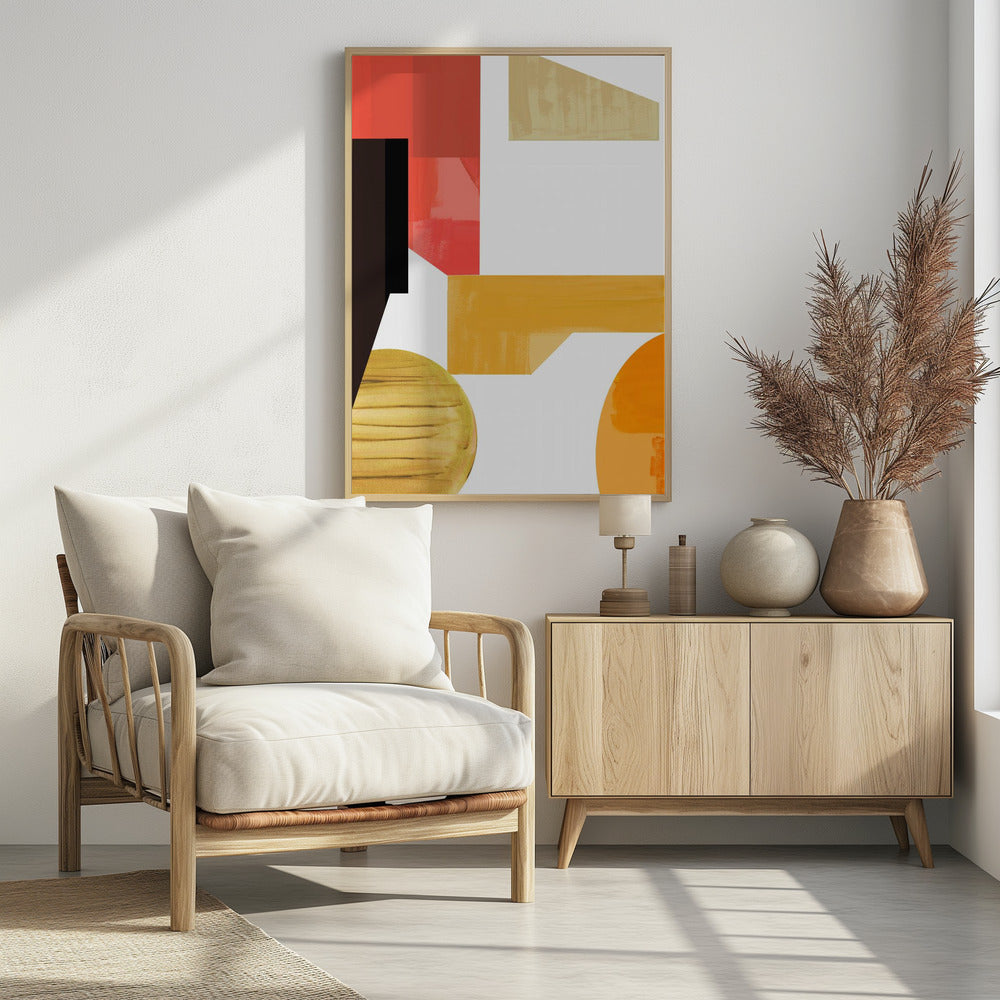 Geometrische Wärme Nr. 3 | Poster