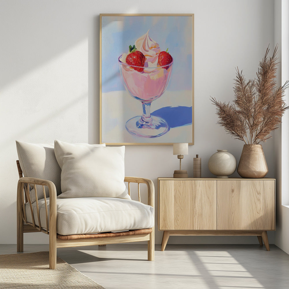 Strawberry Milk Shake | Poster