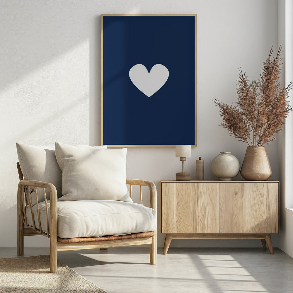 Kleines Marineherz | Poster