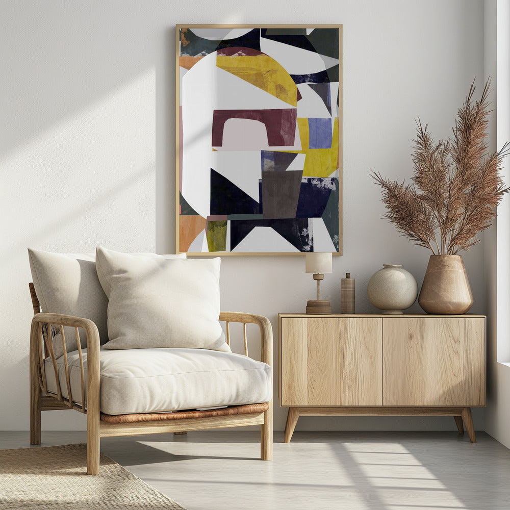 Abstract Cut Outs No 1 | Poster