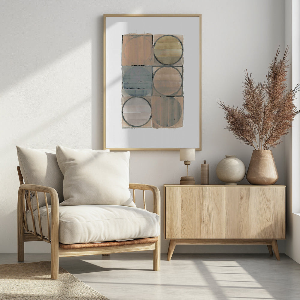 Kreise in Quadraten Nr. 2 | Poster