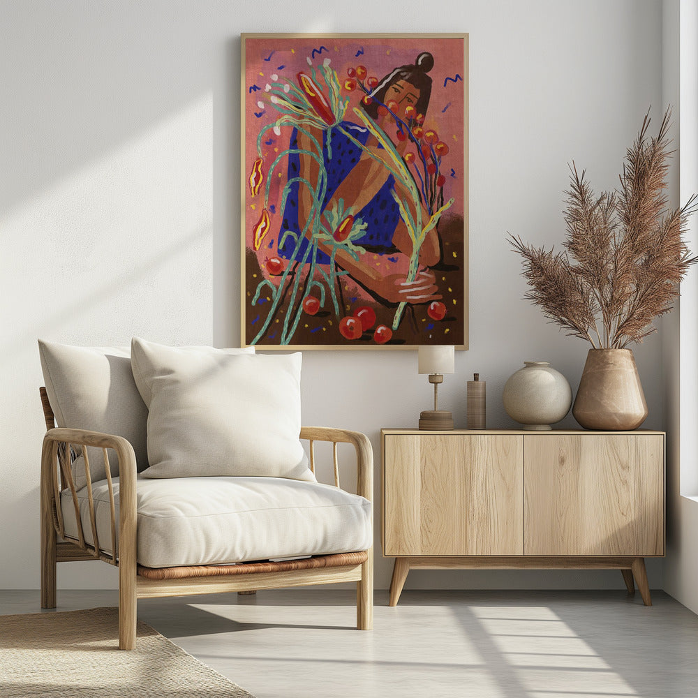 Pick a flower | Poster