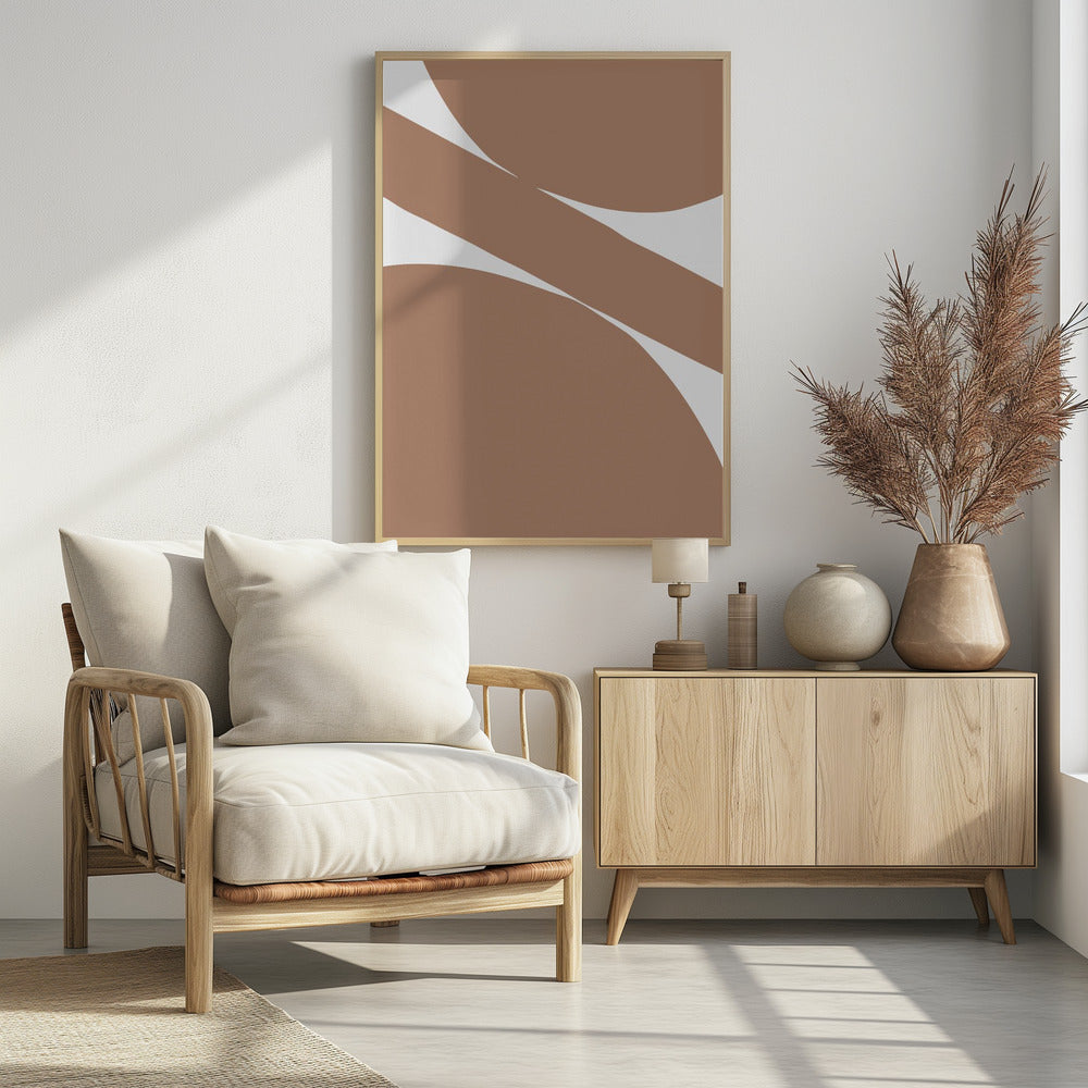 Abstrakter Mokka | Poster