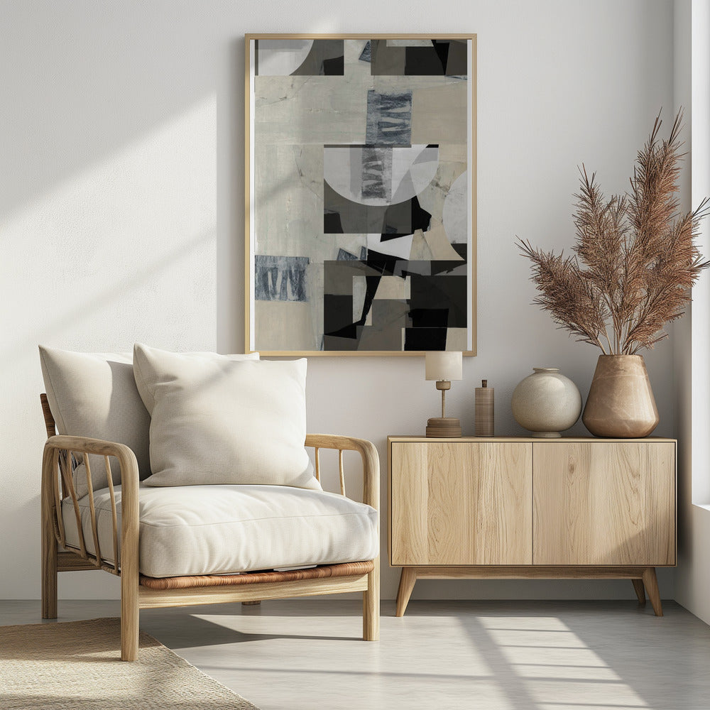 Monochrome Komposition Nr. 3 | Poster