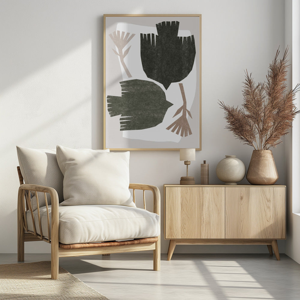 Abstract Birds Flight | Poster