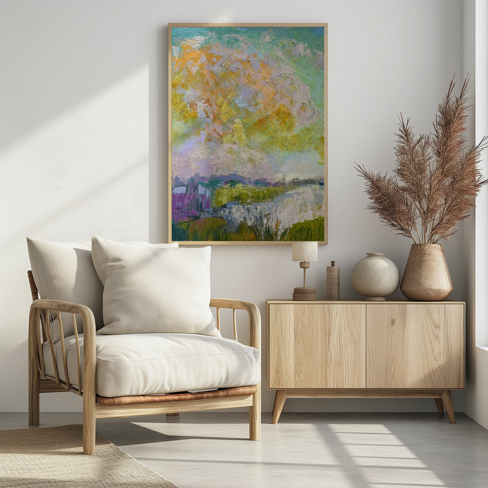 Sonnenbeschienene Reflexionen | Poster