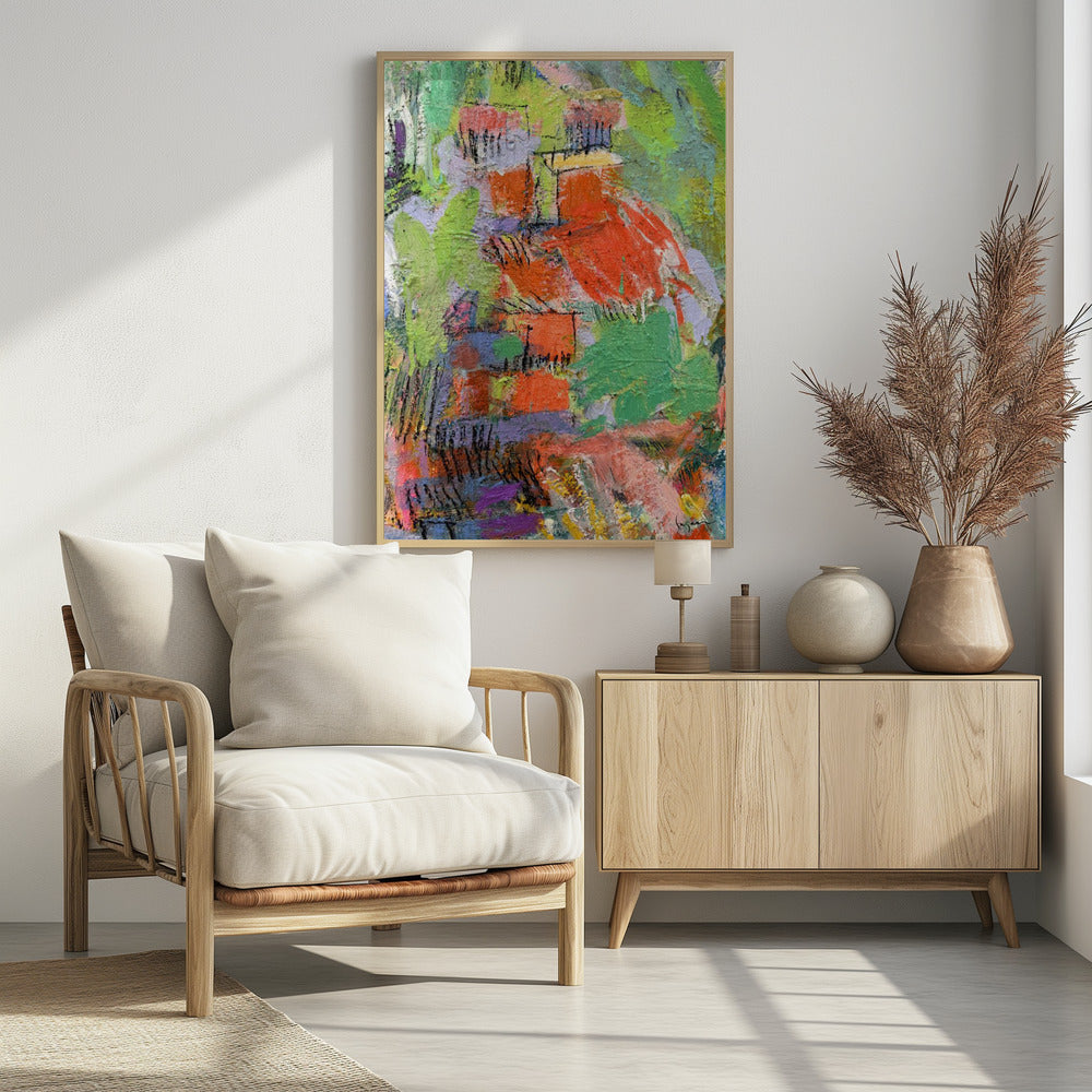 Verzauberte Farblandschaft | Poster