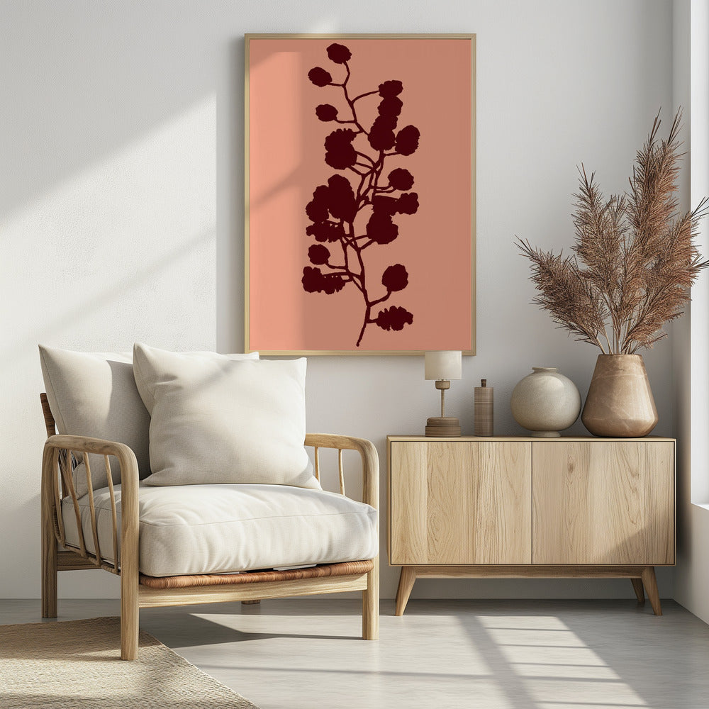 Blumensilhouette 1 | Poster