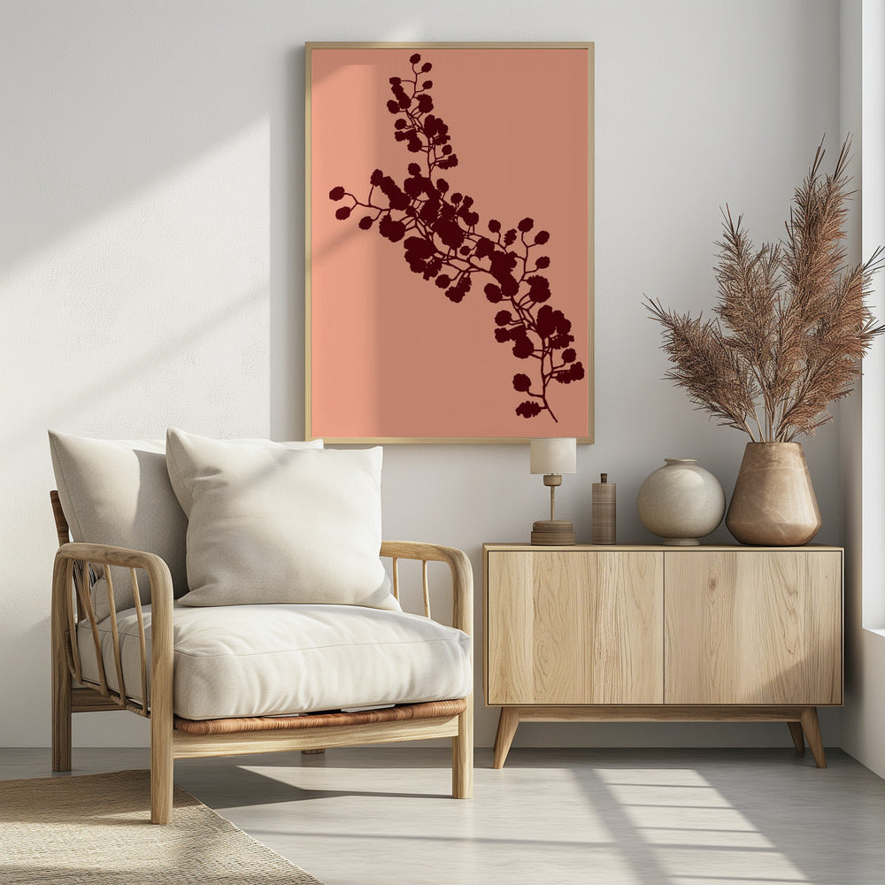 Blumensilhouette 4 | Poster