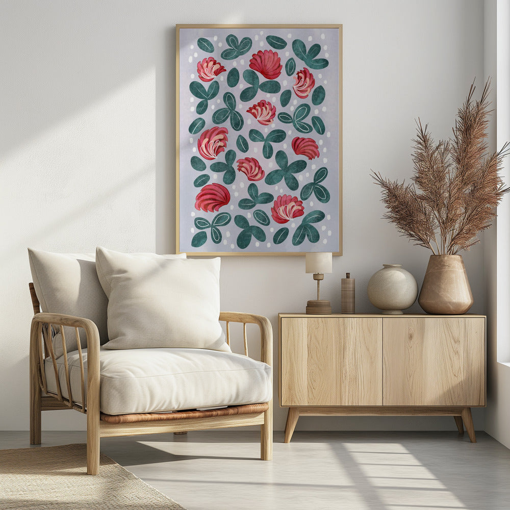 Red flowers III | Poster