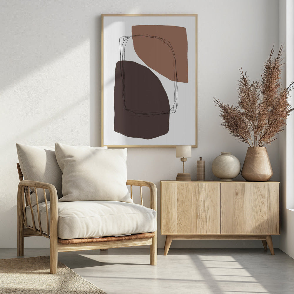 Elegant Earthy Forms | Poster