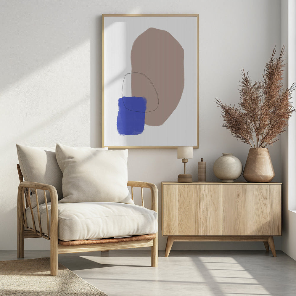 Organic Shapes And Earthy Tones | Poster