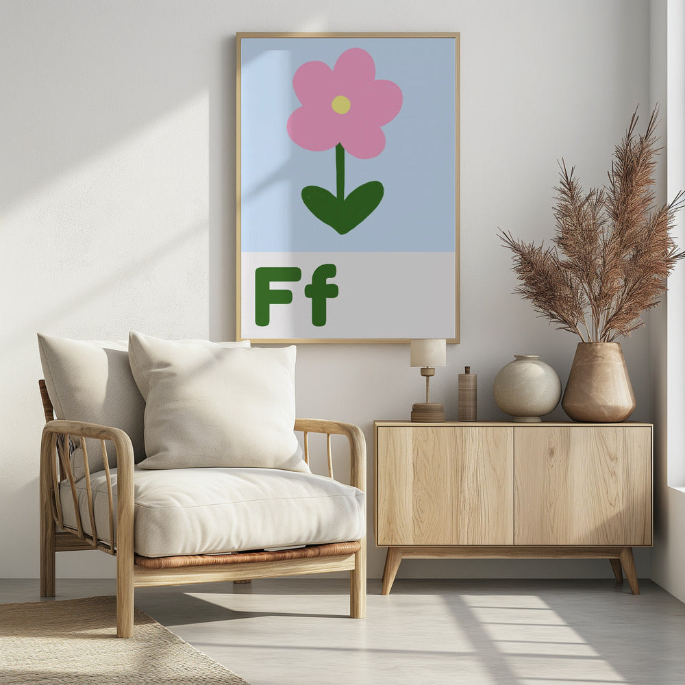 Floral Alphabet | Poster