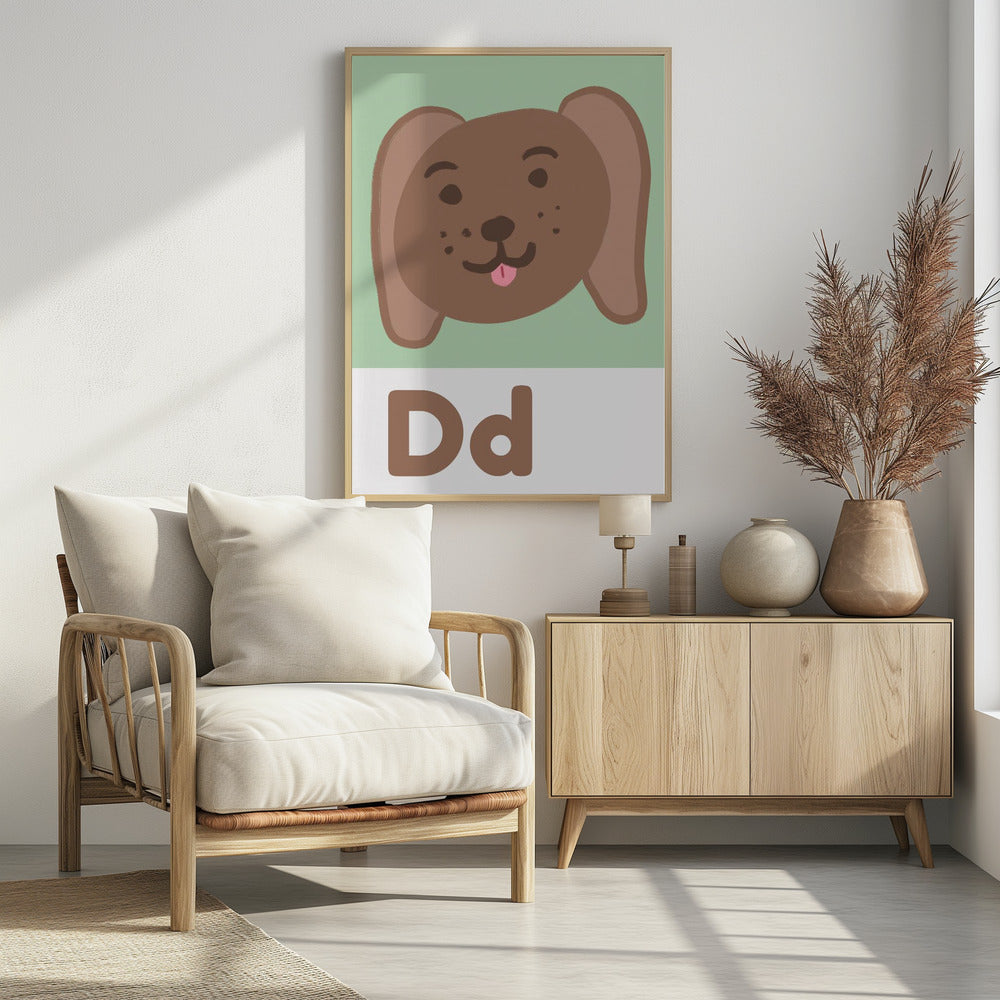 Welpen-Alphabet-Spaß | Poster