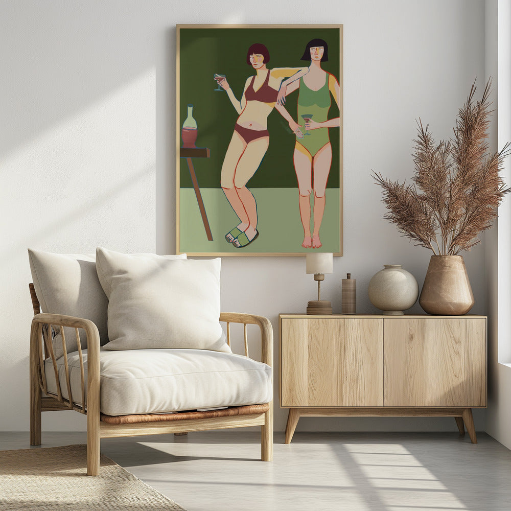 Loungin' Ladies | Poster