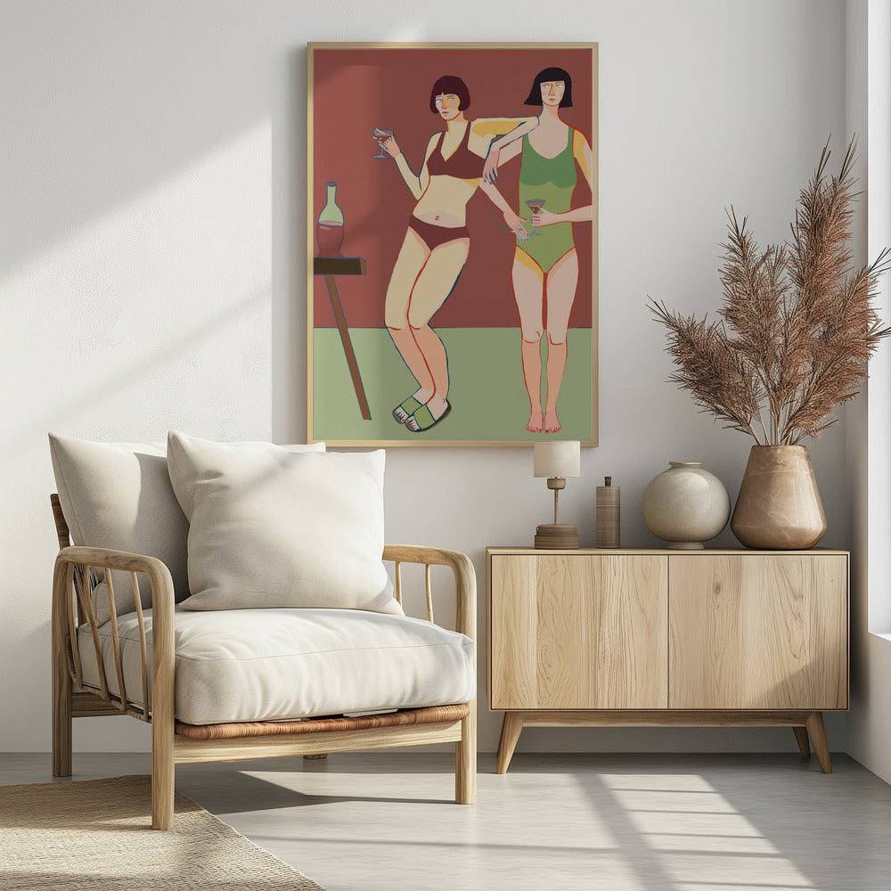 Loungin' Ladies | Poster
