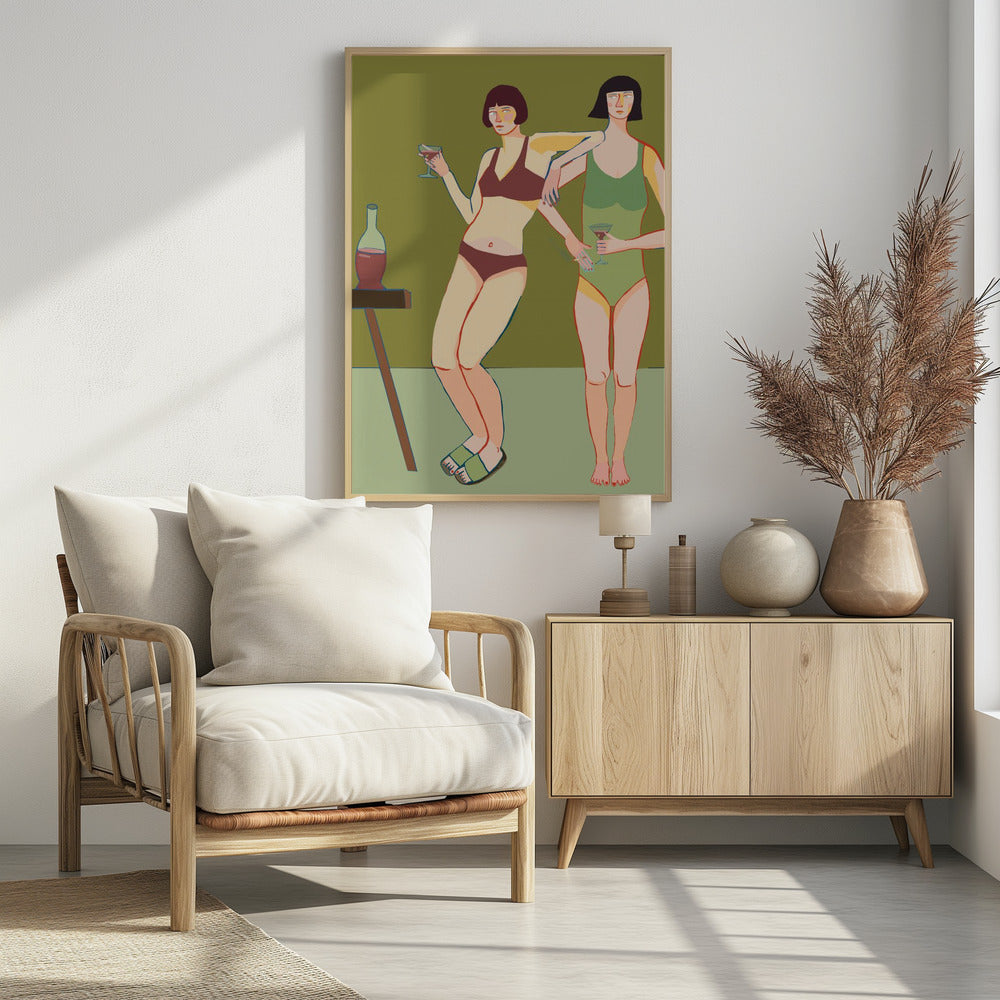 Loungin' Ladies | Poster