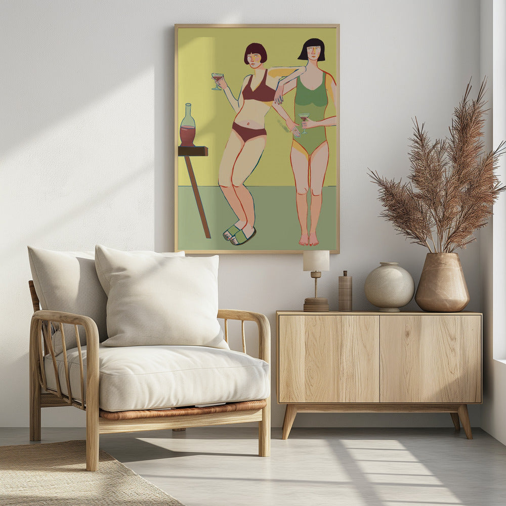 Loungin' Ladies | Poster