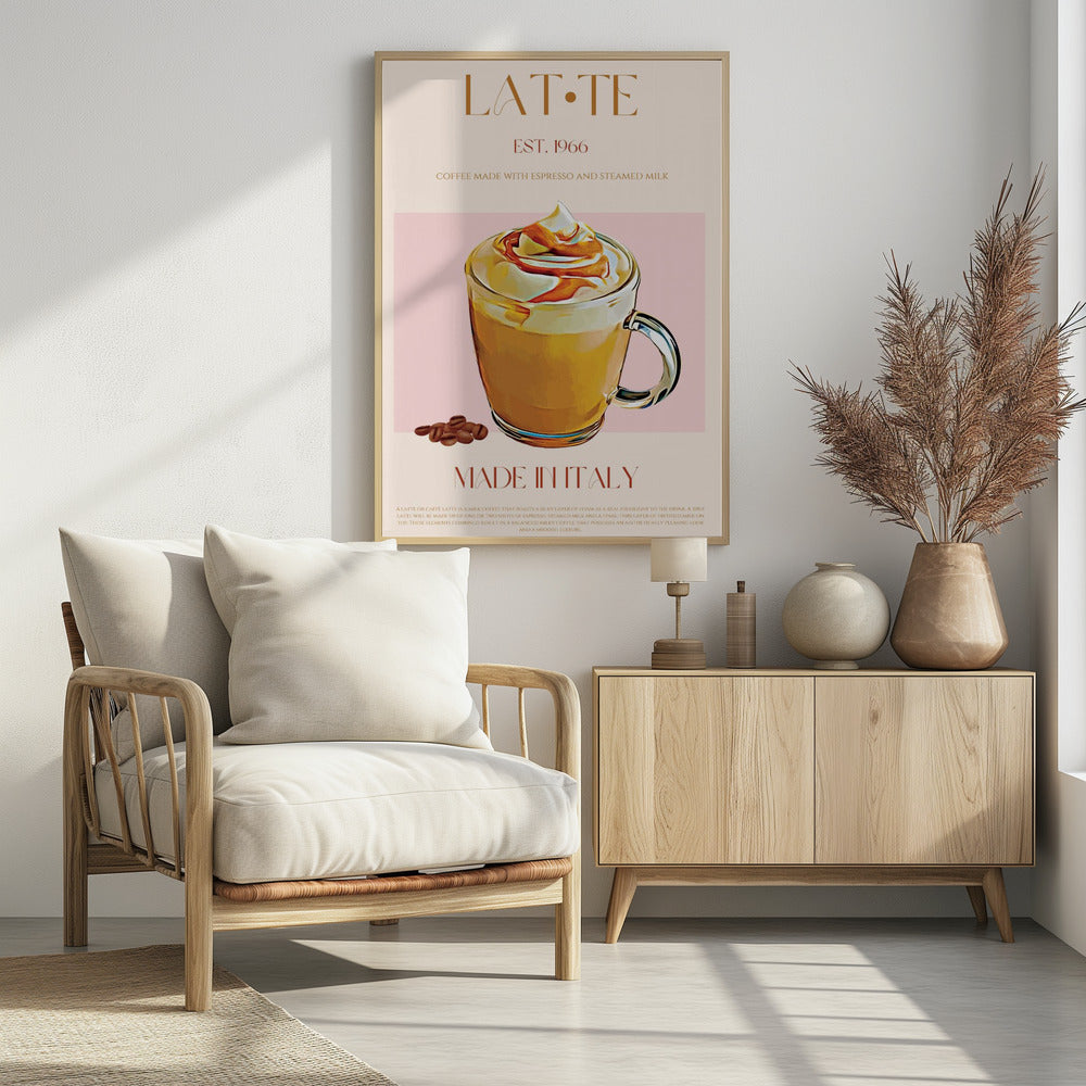 Cremiger Latte-Genuss | Poster