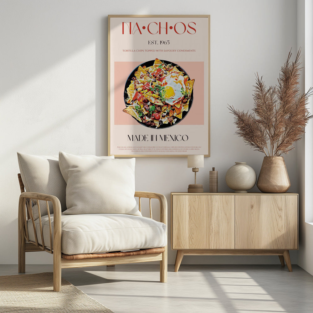 Bunte mexikanische Nachos | Poster