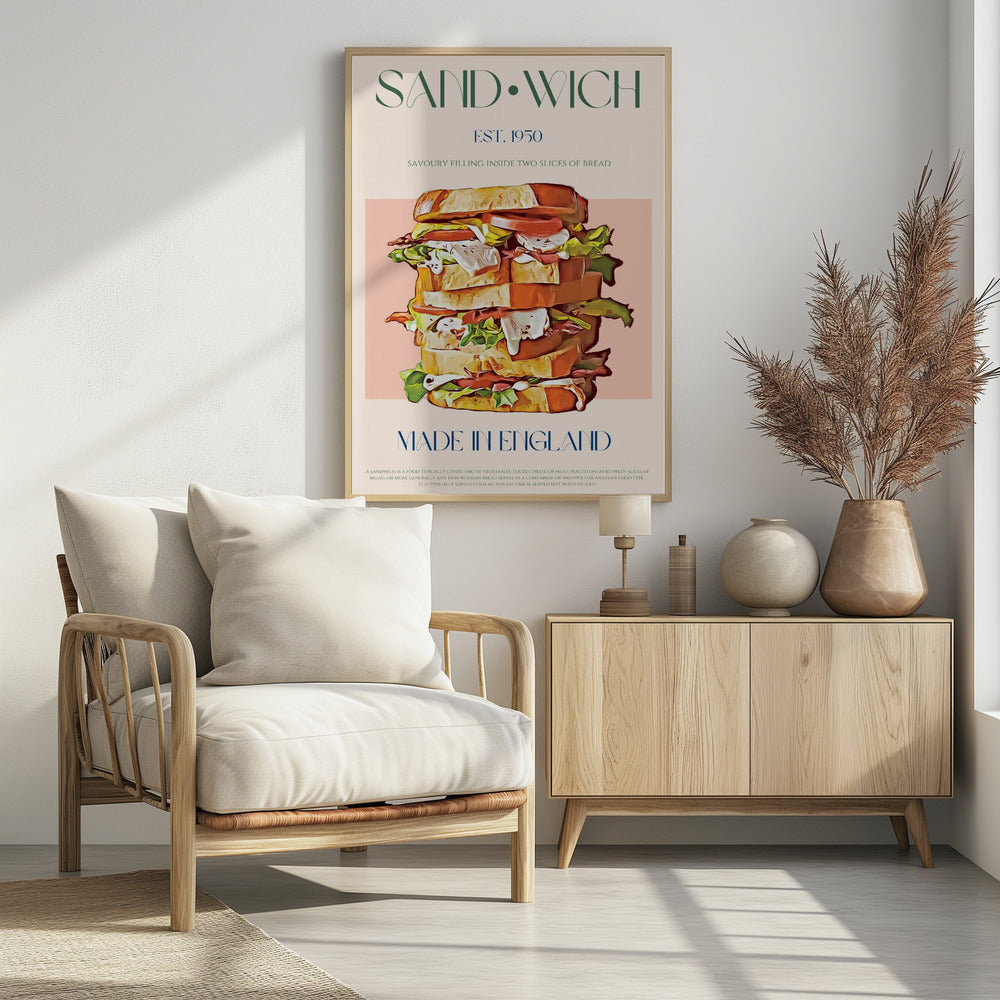 Klassisches Sandwich aus England | Poster