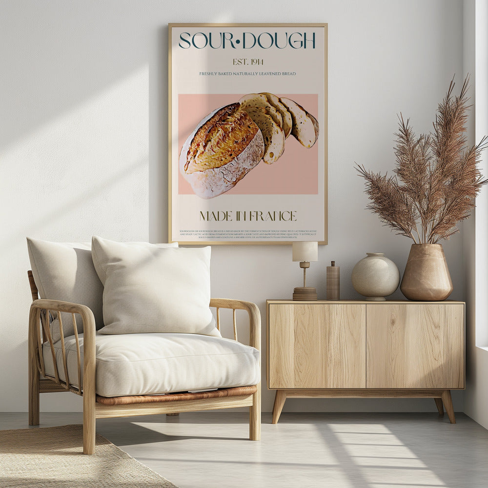 Französischer Brotgenuss | Poster